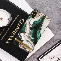 【影片實拍】燙金墨綠大理石紋金邊質感手機殼保護殼iPHONESamsung三星HUAWEI華為 X RUNWAY FASHION ICON